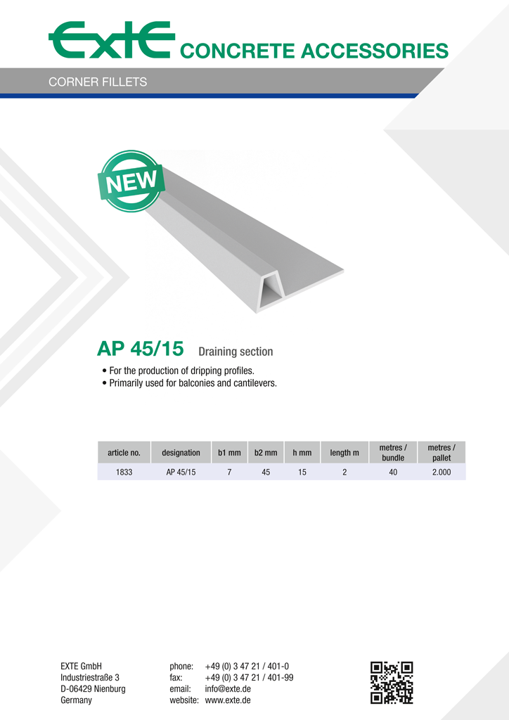 product sheet A4 - AP 45-15 - en